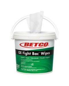 Betco GE Fight Bac Disinfectant Wipes, Bucket Of 500, Case of 4 Buckets