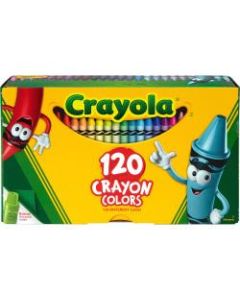 Crayola Standard Crayons, Assorted Colors, Box Of 120 Crayons