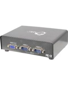 SIIG 2x1 VGA Switch - 1 - 1920 x 1440 - VGA, UXGA, SVGA, XGA