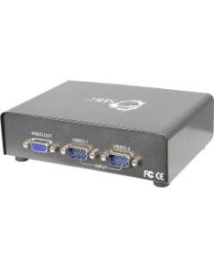 SIIG 2x1 VGA Switch - 1 - 1920 x 1440 - VGA, UXGA, SVGA, XGA