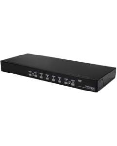 StarTech.com 8 Port 1U Rackmount USB KVM Switch Kit with OSD and Cables