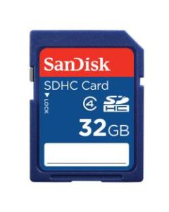 SanDisk SDHC (Secure Digital High Capacity) Memory Card, 32GB