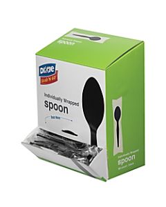 Dixie GrabN Go Spoons, Black, 90 Per Box, Pack Of 6 Boxes