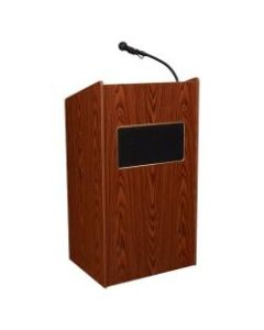 Oklahoma Sound The Aristocrat Sound Lectern With Sound, Medium Oak