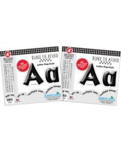 Barker Creek Letter Pop-Outs, 4in, Black Tie Affair, Pack Of 510