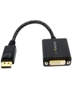 StarTech.com DisplayPort to DVI Adapter, DisplayPort to DVI-D Adapter/Video Converter 1080p, DP 1.2 to  DVI Monitor, Latching DP Connector