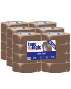 Tape Logic Color Duct Tape, 3in Core, 2in x 180ft, Brown, Case Of 24