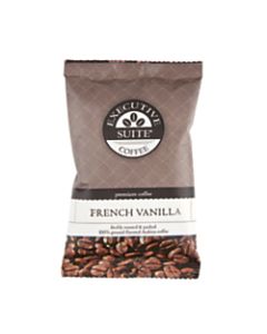 Executive Suite Coffee Single-Serve Coffee Packets, French Vanilla, Carton Of 24