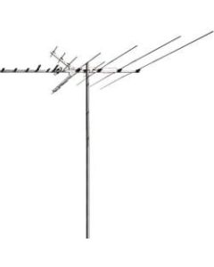RCA Outdoor Digital TV Antenna - 110in Boom - Upto 65 Mile Range - UHF, VHF - HDTV Antenna, Outdoor - Metal - Yagi - Directional