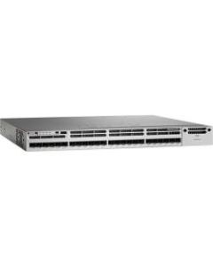 Cisco Catalyst WS-C3850-24XS Layer 3 Switch - Manageable - 10 Gigabit Ethernet - 10GBase-X - 3 Layer Supported - Power Supply - Optical Fiber - 1U High - Rack-mountable - Lifetime Limited Warranty