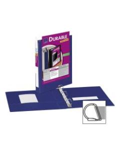 Avery Durable View 3-Ring Binder With EZ-Turn Rings, 1in D-Rings, 42% Recycled, Blue