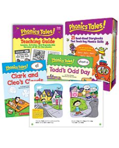 Scholastic Phonics Tales, 16 Pages Per Book, Set Of 25 Books