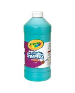 Crayola Washable Tempera Paint - 1 quart - 1 Each - Turquoise Blue