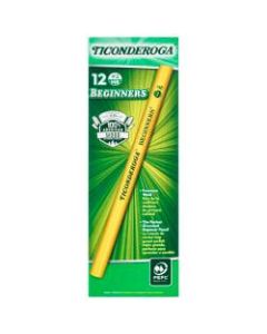 Ticonderoga Beginners Elementary Pencils, HB Lead, Pack of 12