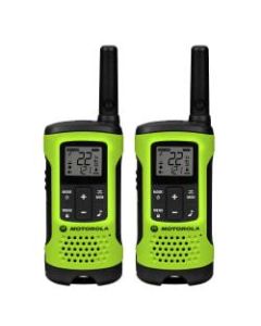 Motorola TalkAbout T605 Waterproof Two-Way Radios, Green/Black, Pack Of 2 Radios