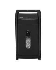 Fellowes Powershred 46Ms 12-Sheet Micro-Cut Shredder, Black/Silver