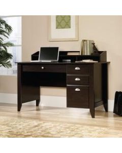 Sauder Shoal Creek 54inW Computer Desk With Organizer Hutch, Jamocha Wood