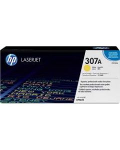 HP 307A Yellow Original LaserJet Toner Cartridge, CE742A