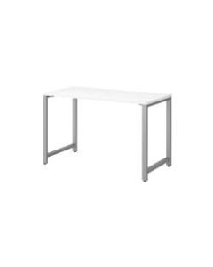 Bush Business Furniture 400 Series Table Desks, 48inW x 24inD, White, Standard Delivery