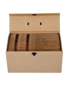 Office Depot Brand Paper Heavy-Duty File, 19 Pocket, Expansion 3in, 8 1/2in x 14in, Legal, Kraft, Pack of 1