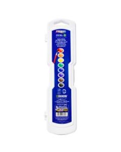 Prang Watercolor Oval Set With Brush, Assorted, Set Of 8 Colors