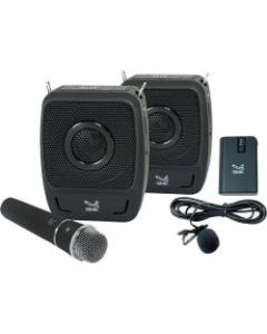 SMK-Link GoSpeak! Duet Wireless Portable PA System with Wireless Microphones (VP3450) - Weighs less than 5 pounds , Carries in a tote-bag , Sets up in seconds , fills rooms up to 200 people.