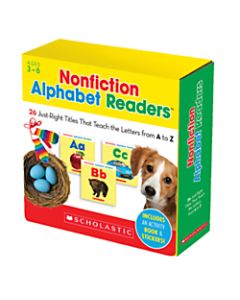 Scholastic Nonfiction Alphabet Readers Parent Pack, Grades K - 2