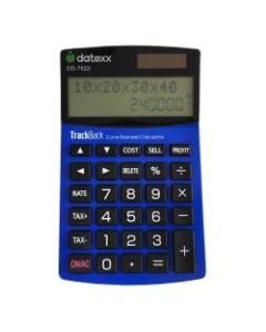 Datexx DD-7622 2-Line TrackBack Business Slim Mini Desktop Calculator