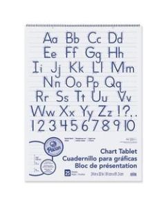 Pacon Chart Tablet, 24in x 32in, 1 1/2in Ruled, 25 Sheets