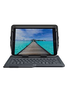 Logitech Universal Folio With Integrated Bluetooth Keyboard For Most 9in And 10in Tablets, 10.15inH x 8.3inW x 0.9inD, Black, 920-008334