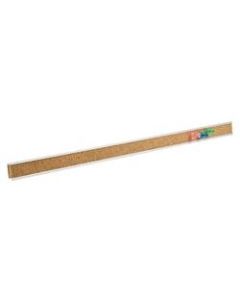 Quartet Natural Cork Bulletin Bars, 1in x 4ft