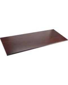 Lorell Laminate Table Top, 72inW x 30inD, Mahogany