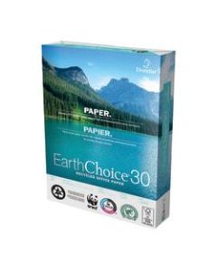 Domtar EarthChoice30 Recycled Office Paper, Letter Size (8 1/2in x 11in), 20 Lb, 10 Cartons