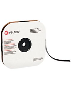 VELCRO Tape Loop, 3/4in x 75ft, Individual Strips, Black
