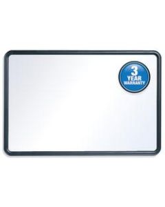 Quartet Melamine Dry-Erase Whiteboard, 24in x 36in, Aluminum Frame With Black Finish