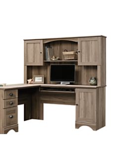 Sauder Harbor View Wood Hutch, Salt Oak