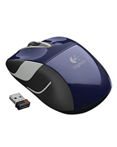 Logitech M525 Wireless Mouse, Blue, 910-002698