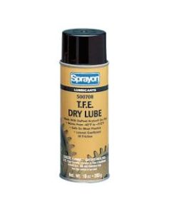 Sprayon T.F.E. Dry Lube, 10 Oz, Case Of 12 Cans