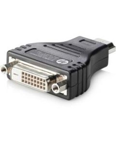HP HDMI to DVI Adapter - 1 x HDMI Male Digital Audio/Video - 1 x DVI Female Video