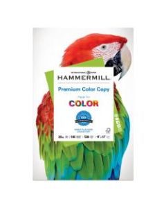 Hammermill Color Copy Paper, Ledger Size (11in x 17in), 28 Lb, Ream Of 500 Sheets