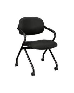 basyx by HON Nesting Stackable Chair, Black