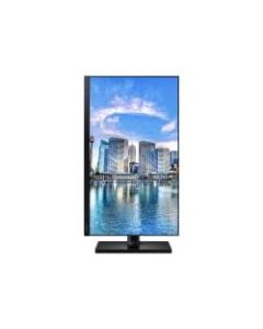 Samsung F24T452FQN - FT45 Series - LED monitor - 24in (23.8in viewable) - 1920 x 1080 Full HD (1080p) @ 75 Hz - IPS - 250 cd/m2 - 1000:1 - 5 ms - 2xHDMI, DisplayPort - black