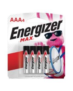 Energizer Max AAA Alkaline Batteries, Pack Of 4