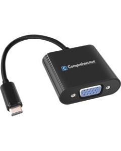 Comprehensive USB/VGA Video Adapter - 1 x Type C Male USB - 1 x HD-15 Female VGA