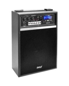 Pyle PWMAB250BK Public Address System - 300 W Amplifier - Built-in Amplifier - USB Port - Battery Rechargeable - 3 Hour