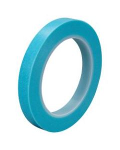 3M 4737T Masking Tape, 3in Core, 0.5in x 108ft, Blue, Case Of 72