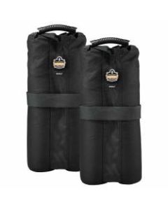 Ergodyne SHAX 6094 Tent Weight Bags, Black, Pack Of 2 Weight Bags