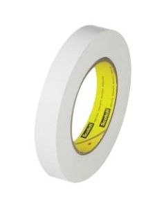 3M 256 Flatback Tape, 3in Core, 2in x 60 Yd., White, Case Of 12