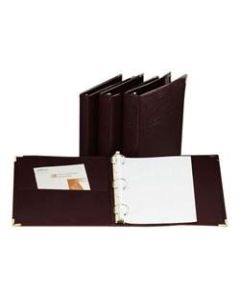 Cardinal Business Presentation 3-Ring Binder, 1 1/2in Round Rings, Burgundy