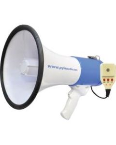 PyleHome PMP59IR Megaphone - 50 W Amplifier - Built-in Amplifier - 1 Audio Line In - Battery Rechargeable - 8 Hour